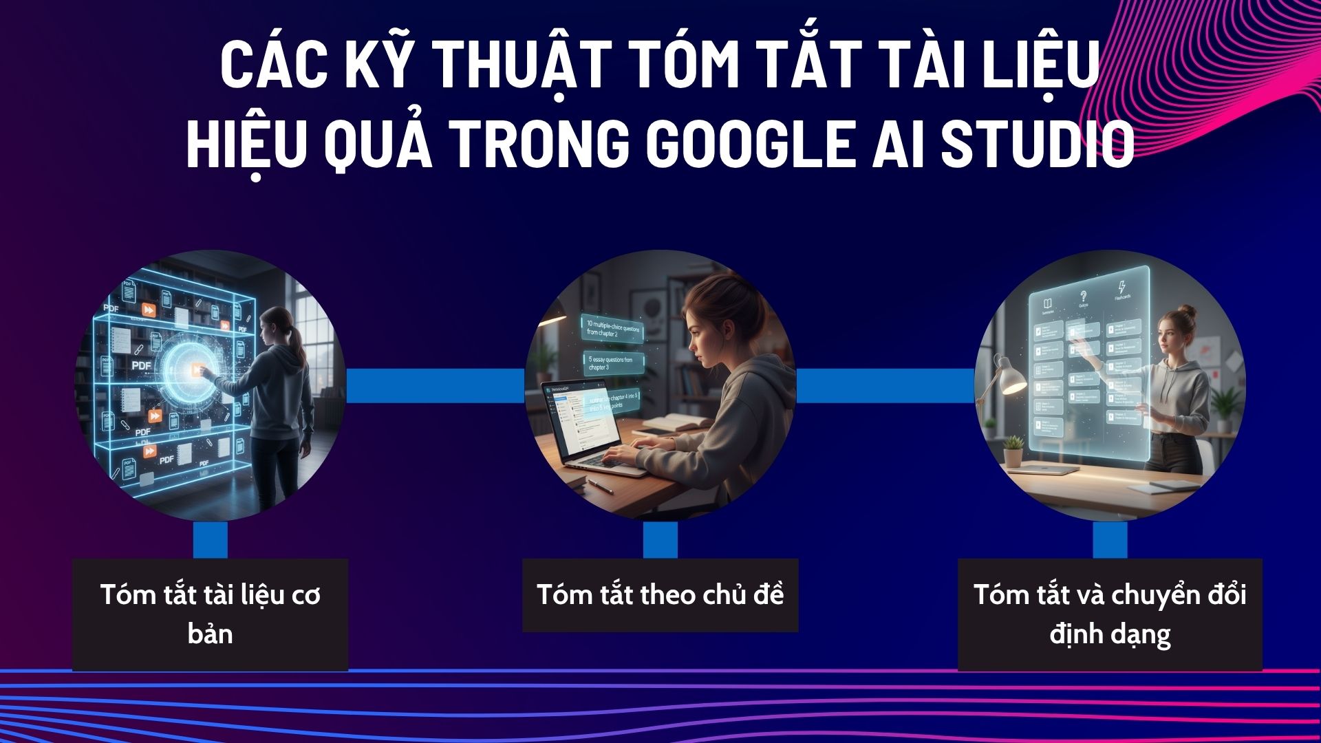 Các kỹ thuật tóm tắt tài liệu hiệu quả trong Google AI Studio