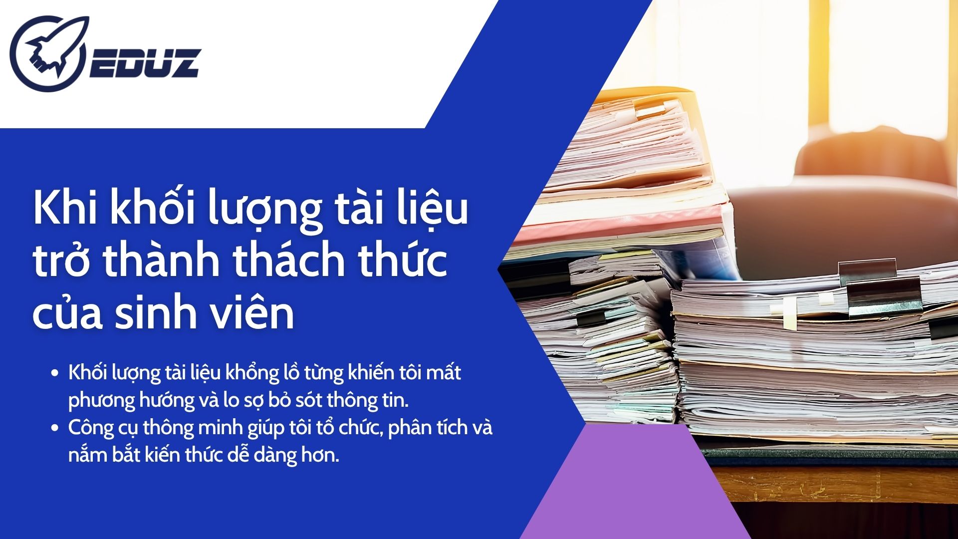 1. Khi khối lượng tài liệu trở thành thác thức của sinh viên