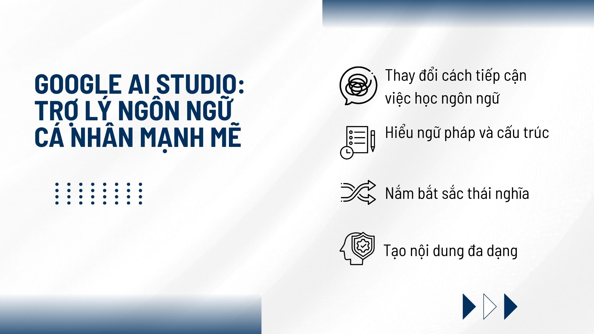 Google AI Studio: Trợ lý ngôn ngữ cá nhân mạnh mẽ