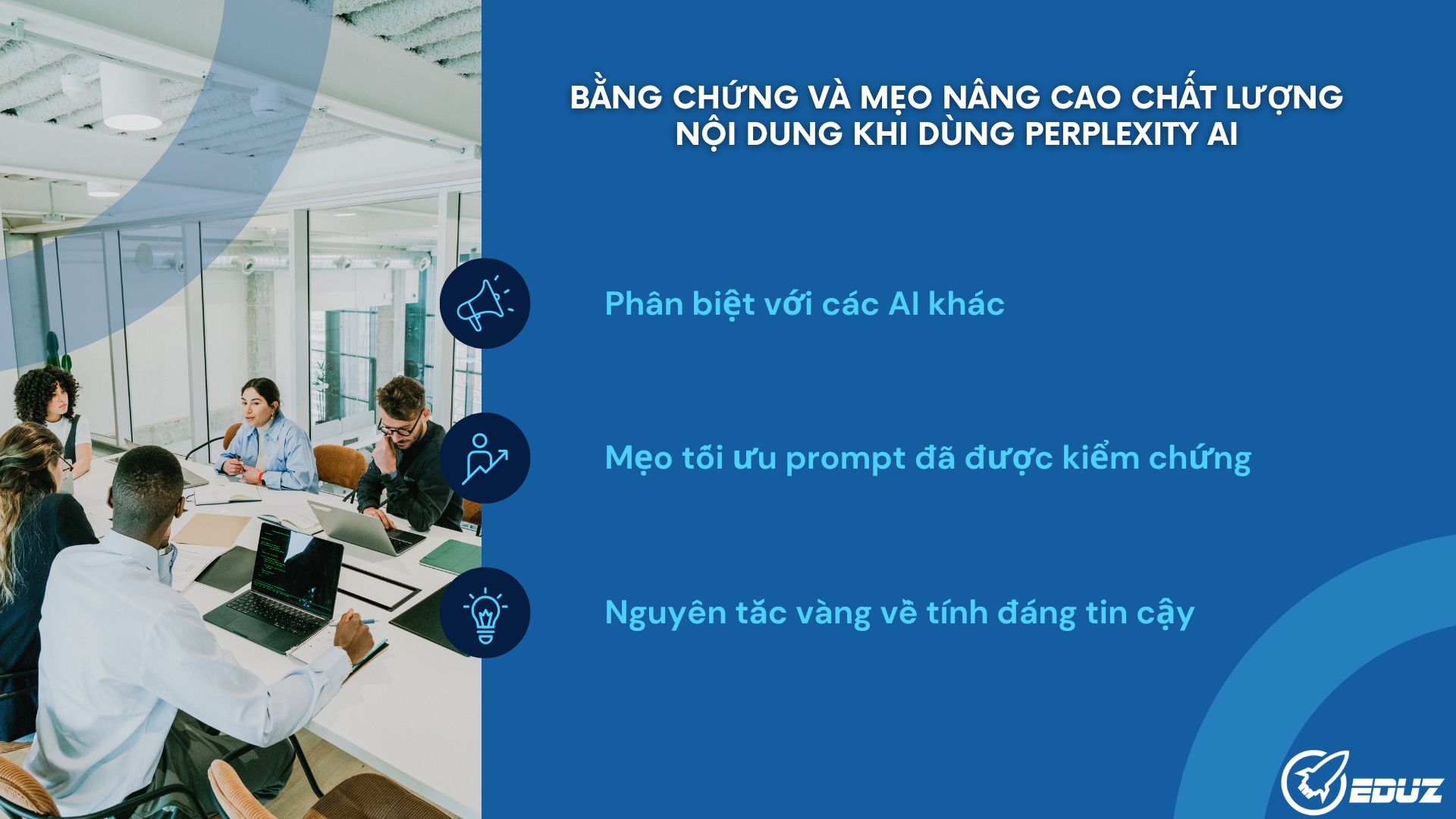 Bằng chứng và mẹo nâng cao chất lượng nội dung khi dùng perplexity AI