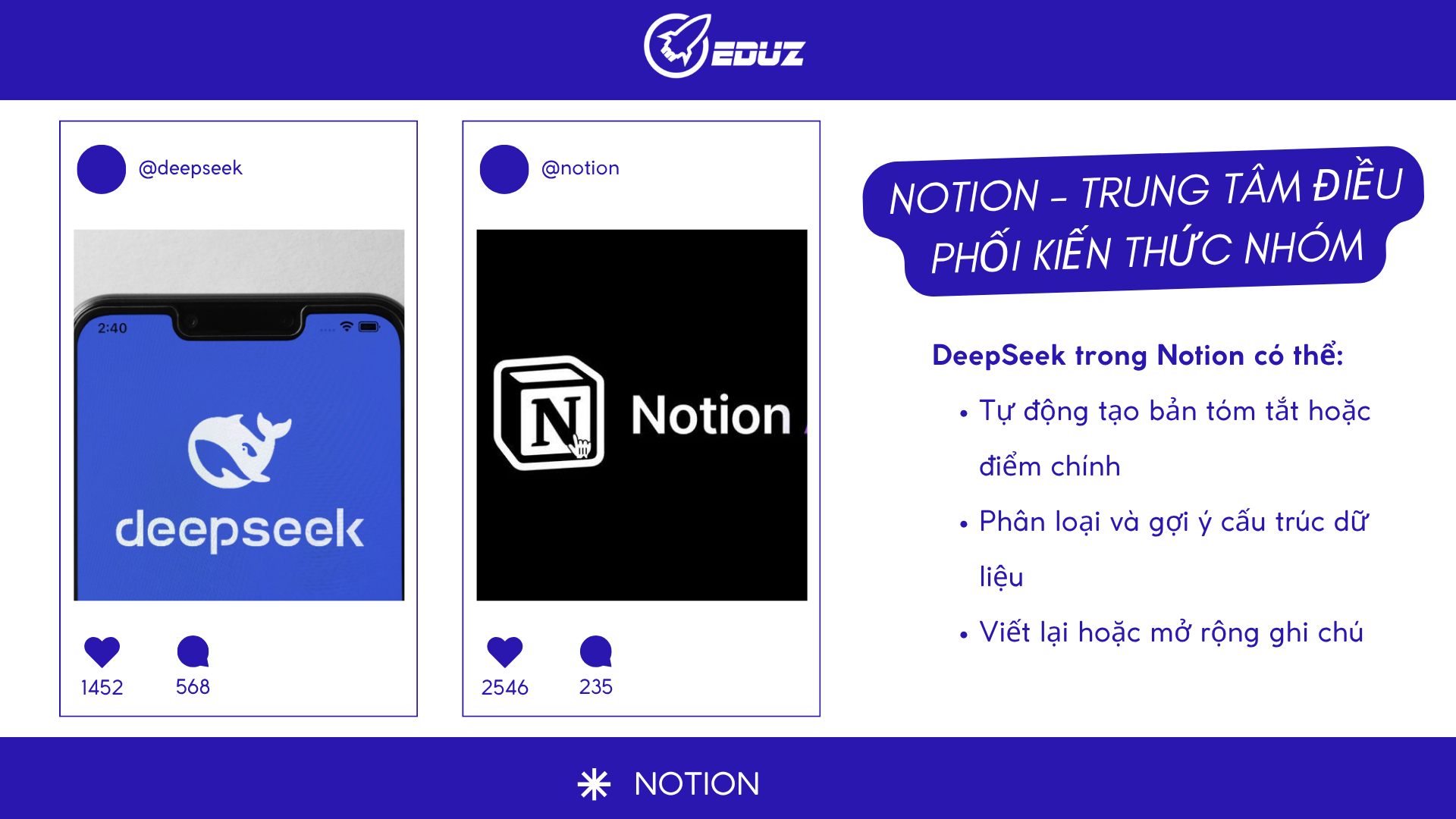 3. Notion – Trung tâm điều phối kiến thức nhóm