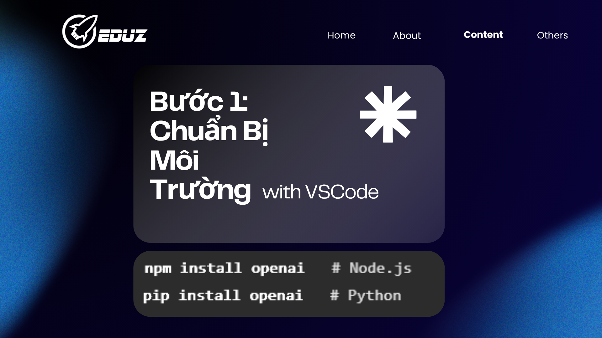 Bước 1: Chuẩn Bị Môi Trường