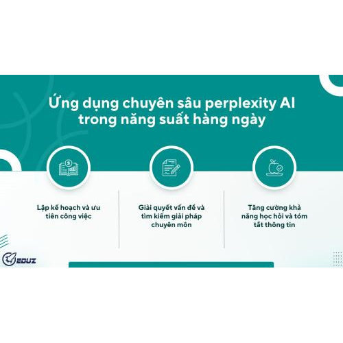 Ứng dụng chuyên sâu perplexity AI trong năng suất hàng ngày