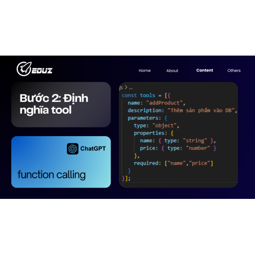 Bước 2: Định Nghĩa Tool (Function Calling)