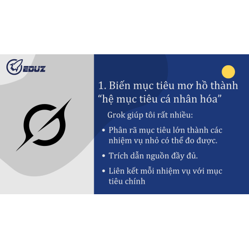 1. Biến mục tiêu mơ hồ thành “hệ mục tiêu cá nhân hóa”