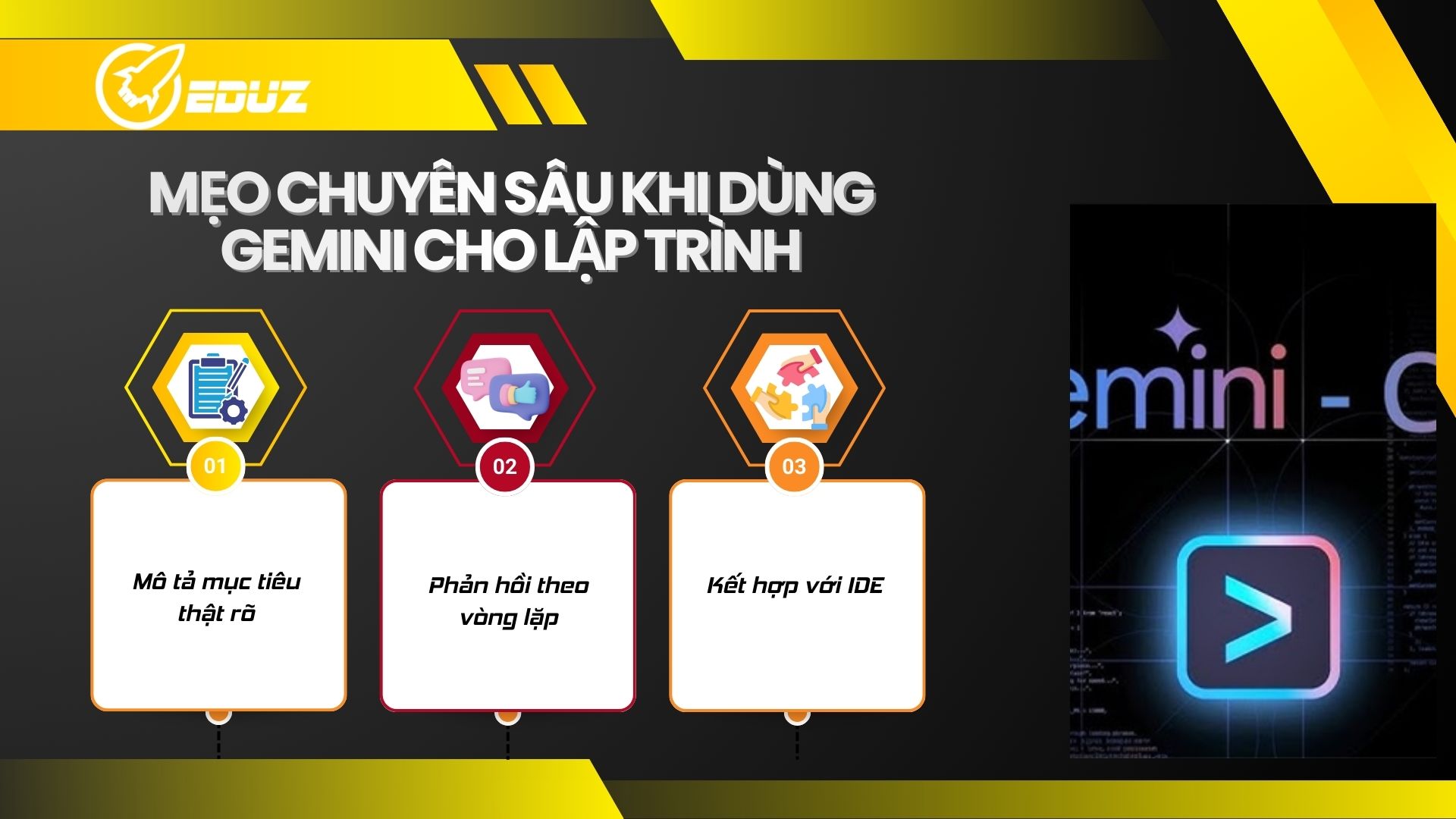 3. Mẹo chuyên sâu khi dùng Gemini cho lập trình