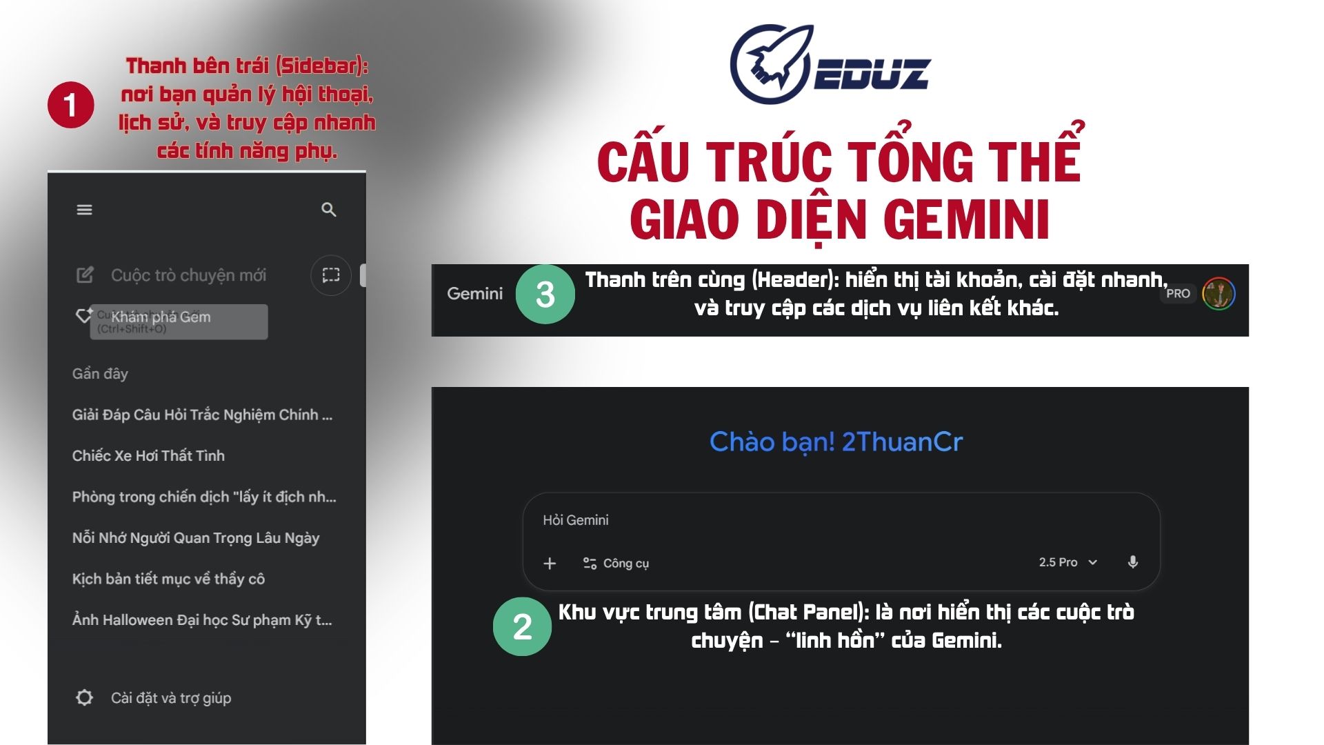 2. Cấu Trúc Tổng Thể Giao Diện Gemini