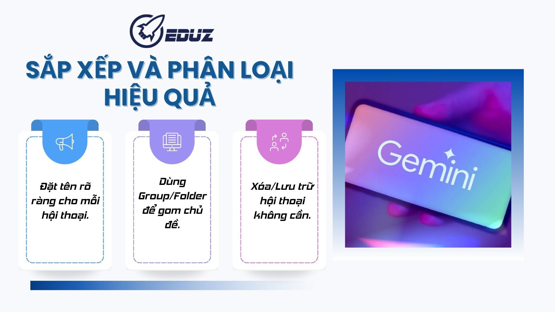 2. Sắp xếp và phân loại hiệu quả