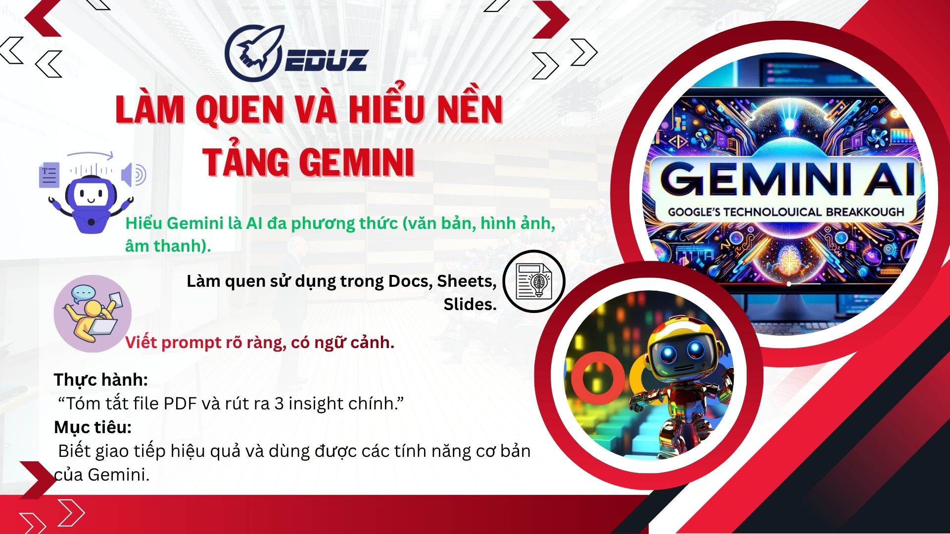 1. Giai Đoạn 1: Làm Quen Và Hiểu Nền Tảng Gemini