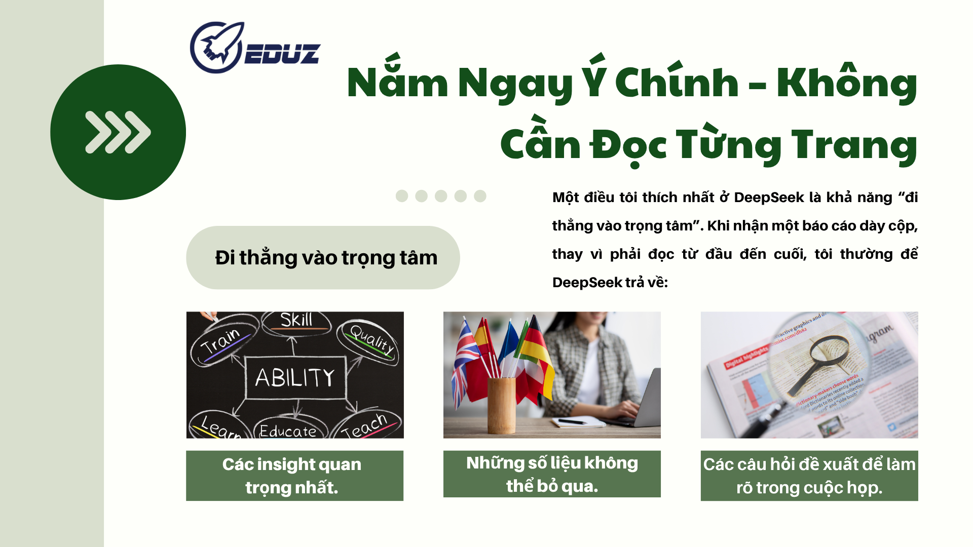 3. Nắm Ngay Ý Chính – Không Cần Đọc Từng Trang