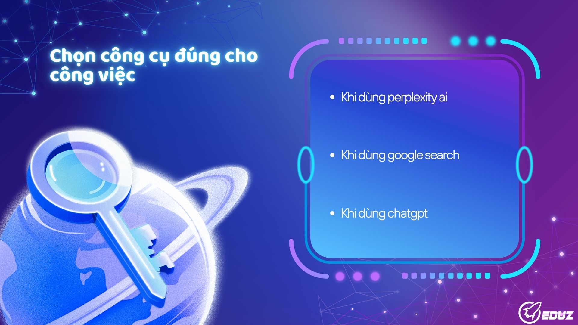 III. Trường hợp sử dụng tối ưu: Chọn công cụ đúng cho công việc