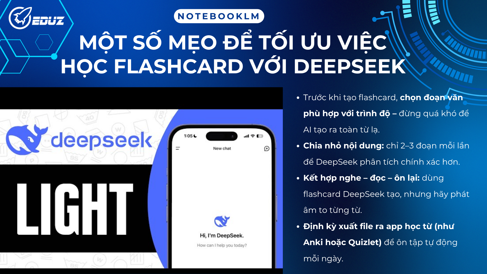 4. Một Số Mẹo Để Tối Ưu Việc Học Flashcard Với DeepSeek