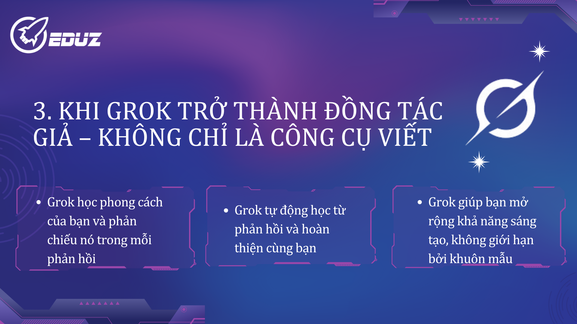 3.Khi Grok trở thành đồng tác giả – không chỉ là công cụ viết