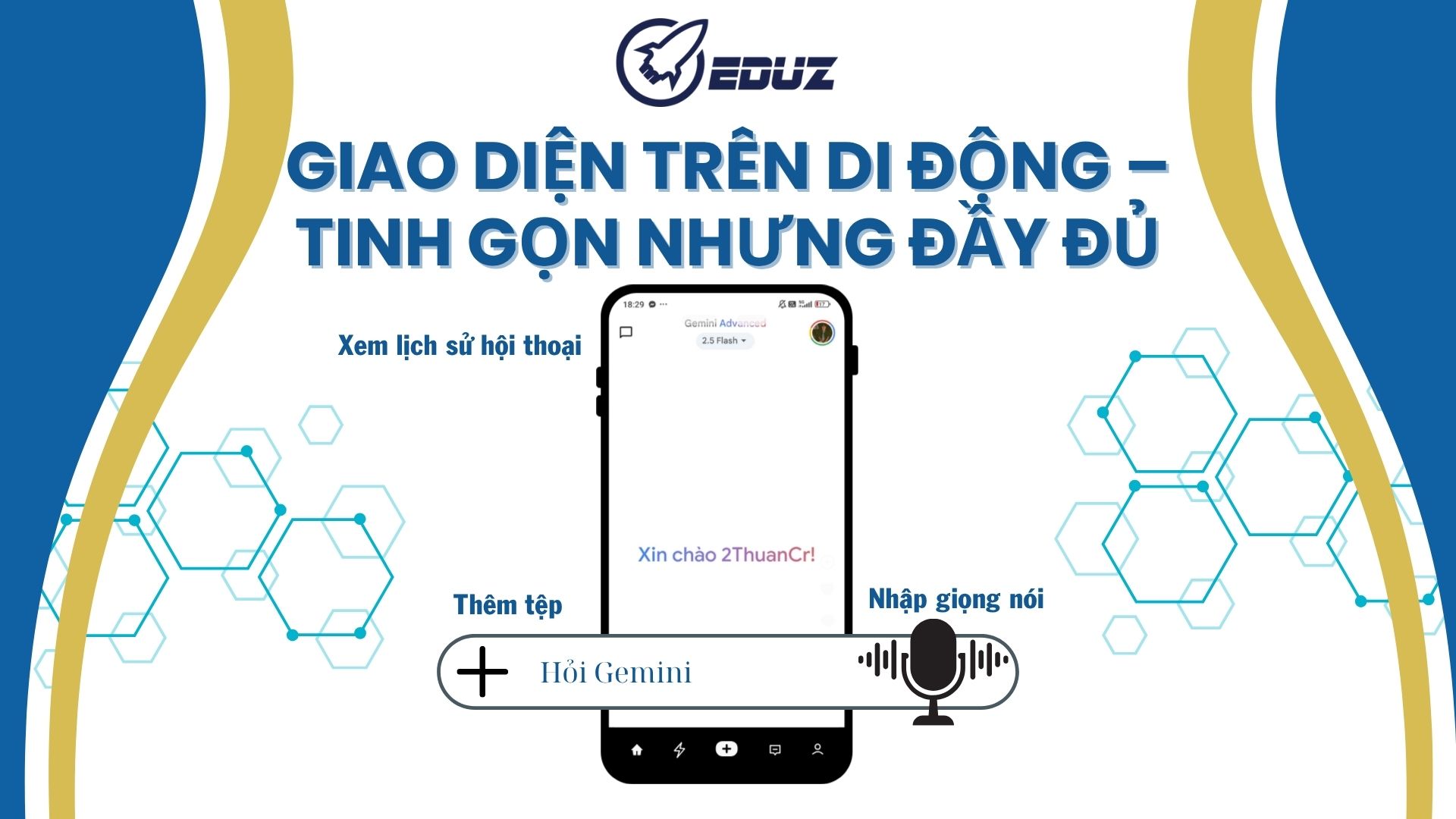 2. Giao diện trên di động – tinh gọn nhưng đầy đủ