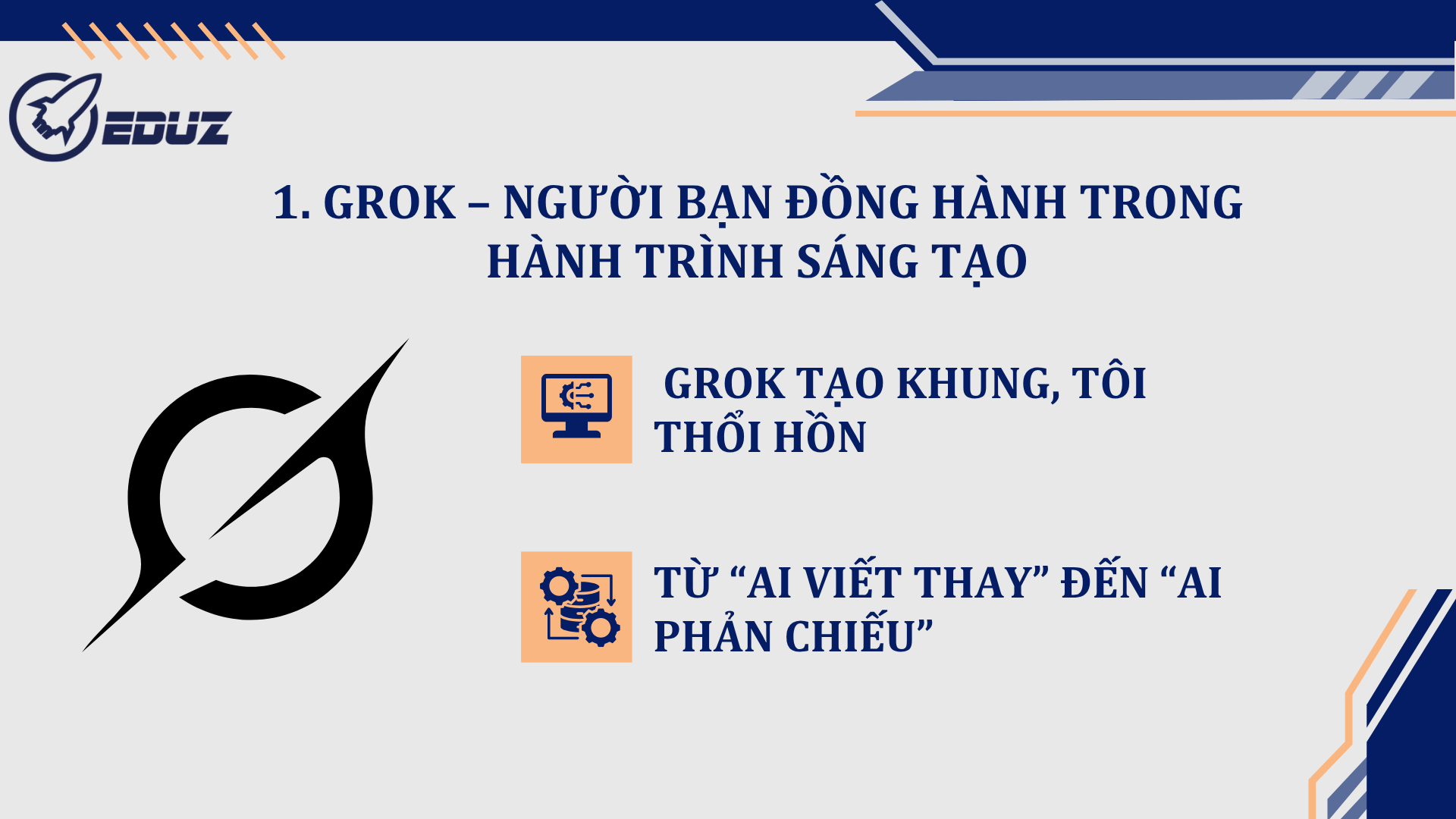 1. Grok – Người bạn đồng hành trong hành trình sáng tạo