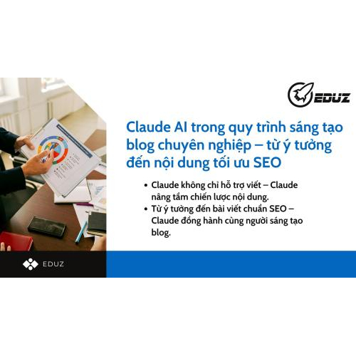 2. Claude AI trong quy trình sáng tạo blog chuyên nghiệp – từ ý tưởng đến nội dung tối ưu SEO