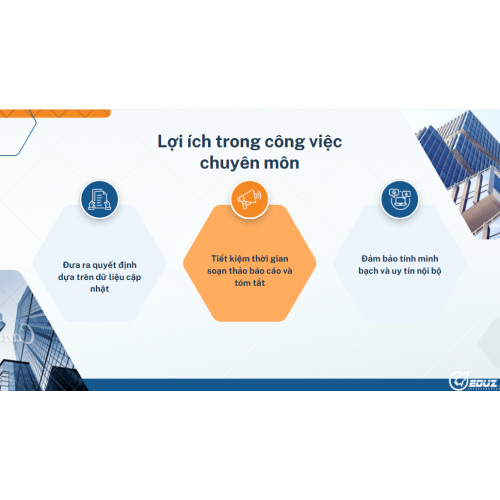 II. Lợi ích trong công việc chuyên môn