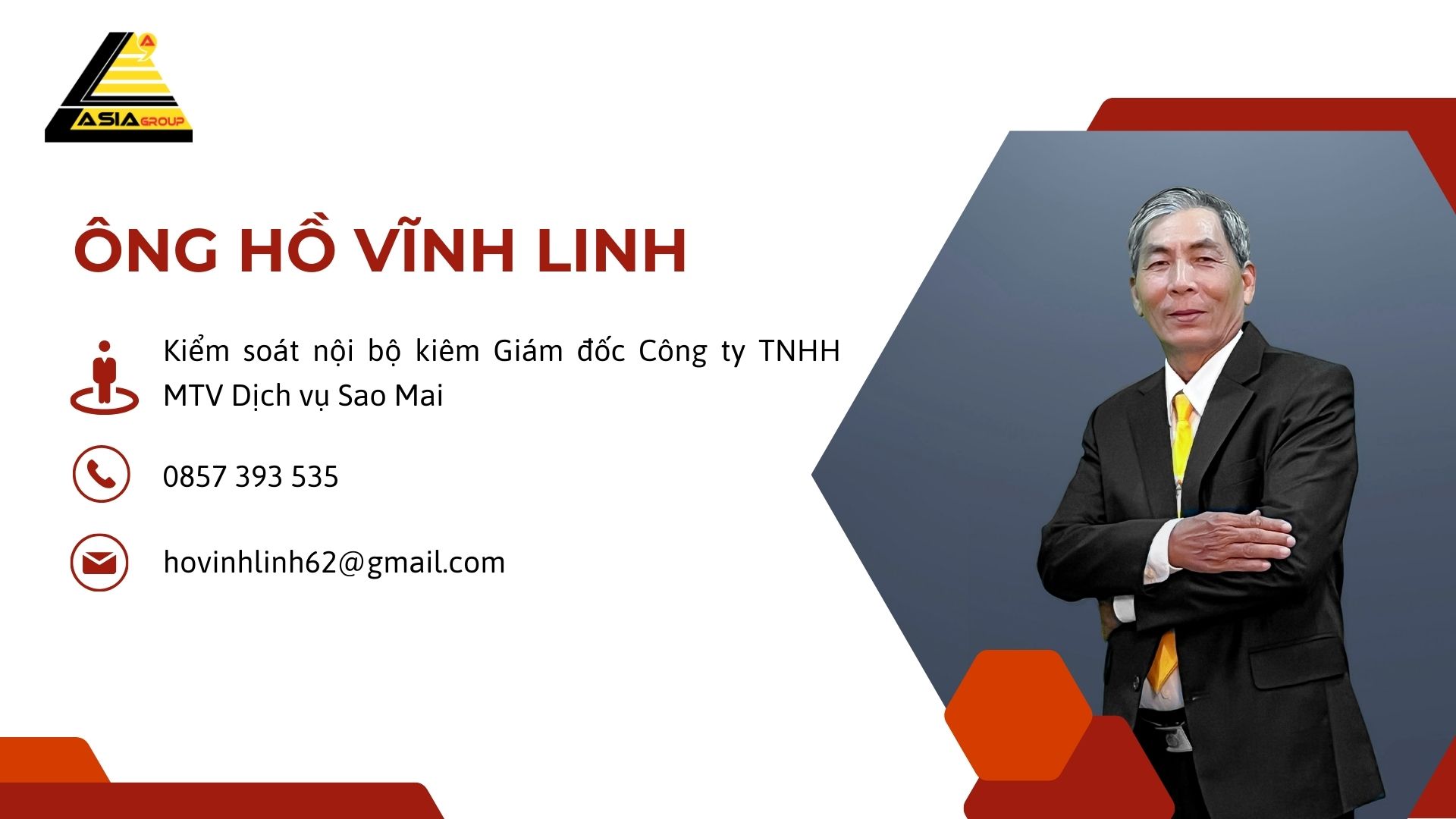 4. Ông: Hồ Vĩnh Linh