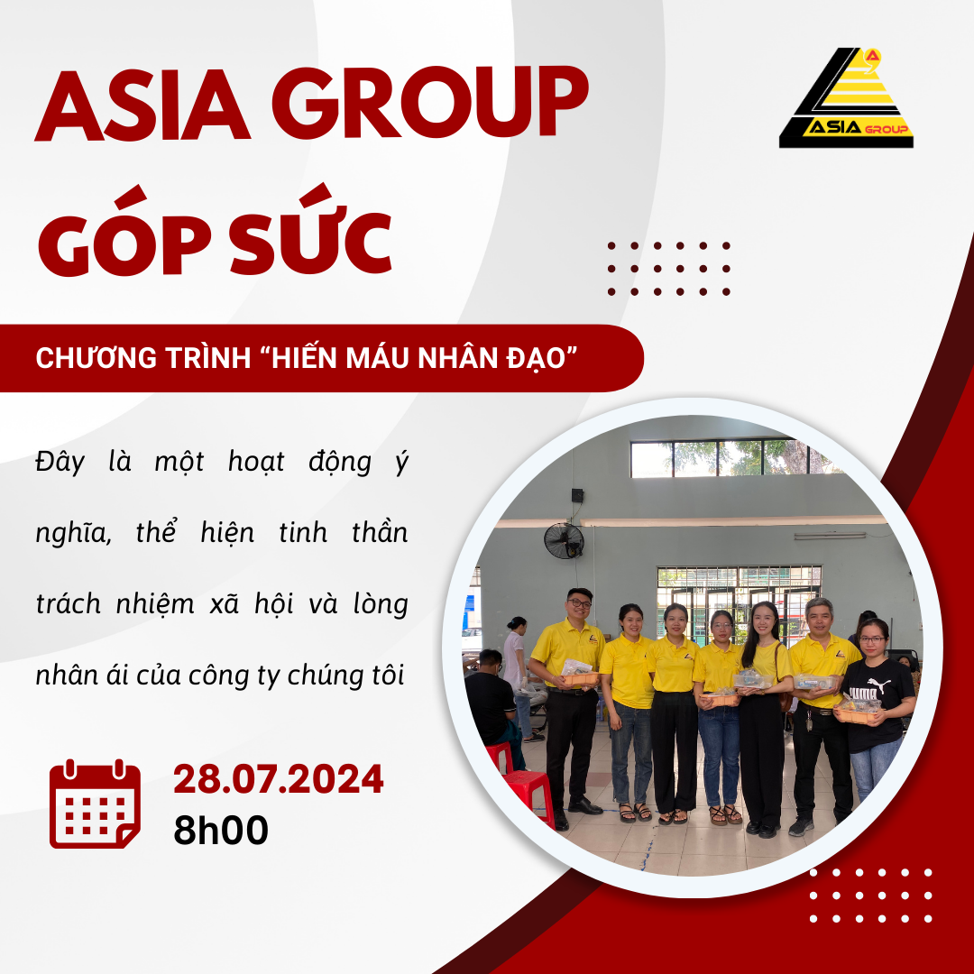 Công Ty Cổ Phần Á Châu Góp Sức Trong Chương Trình Hiến Máu Nhân Đạo