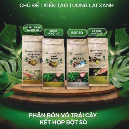 Dự án Khởi nghiệp “Phân bón hữu cơ từ vỏ trái cây và bột sò”