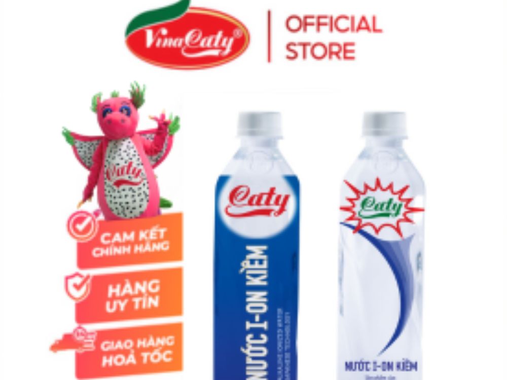 Nước ion kiềm Caty chai 500ml - PH 8.5 - 9.6