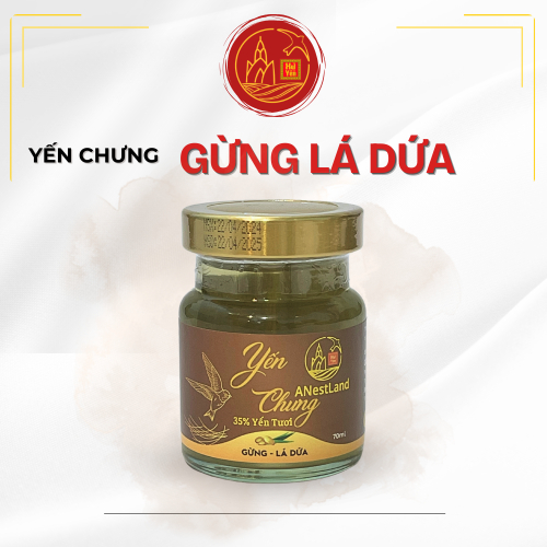 Yến Chưng Gừng Lá Dứa (Lọ 70ml)