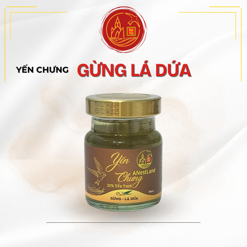 Yến Chưng Gừng Lá Dứa (Lọ 70ml)