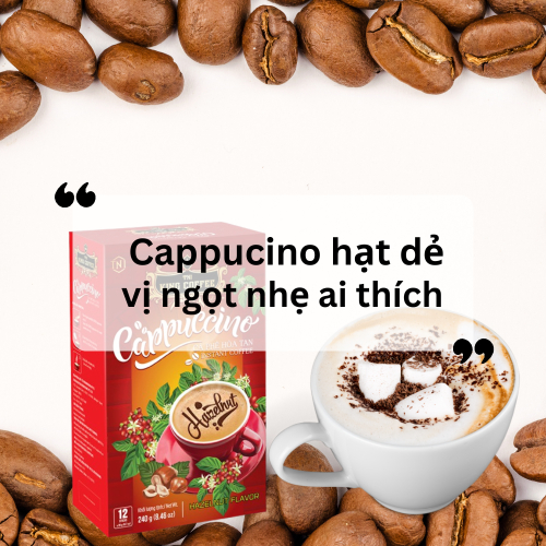 King Coffee Cappucino- Vị Ngọt Nhẹ Cho Ai Thích