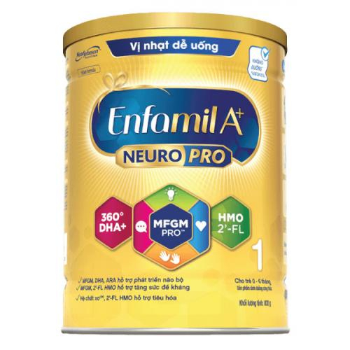 Sữa Bột Enfamil A+ NeuroPro 1 Lon 830gr (0-6 Tháng)