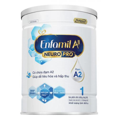 Sữa Bột Sữa Enfamil A2 Neuropro 1 Lon 800gr (0-6 Tháng)