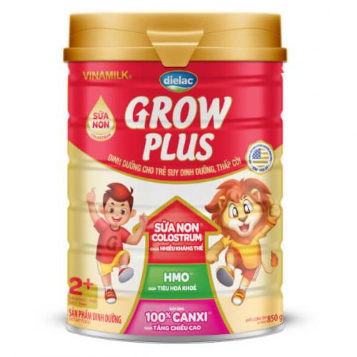 Sữa Bột Dielac Grow Plus 2+ Lon 850gr (2-10 Tuổi)