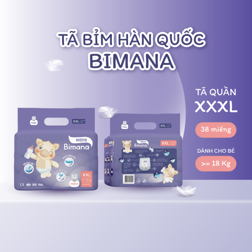 Tã quần Bimana Hàn Quốc size XXXL