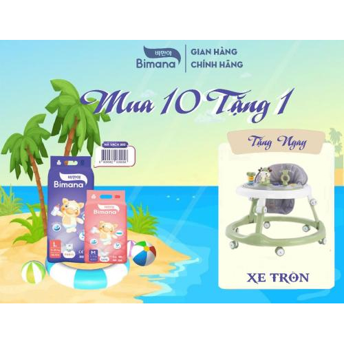 Tã dán Bimana Hàn Quốc size M (6 - 11kg)