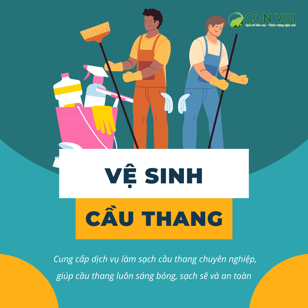 Dịch Vụ Vệ Sinh Cầu Thang Trường Học