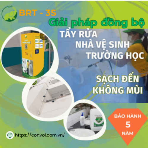 Giải Pháp Đồng Bộ - Tẩy Rửa Nhà Vệ Sinh Trường