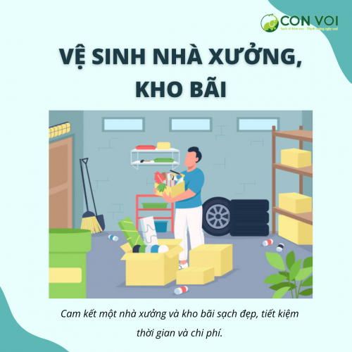 Vệ Sinh Nhà Xưởng & Kho Bãi