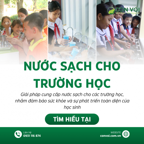 Giải pháp Cung cấp Nước Sạch cho Trường học