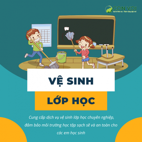 Dịch Vụ Vệ Sinh Lớp Học