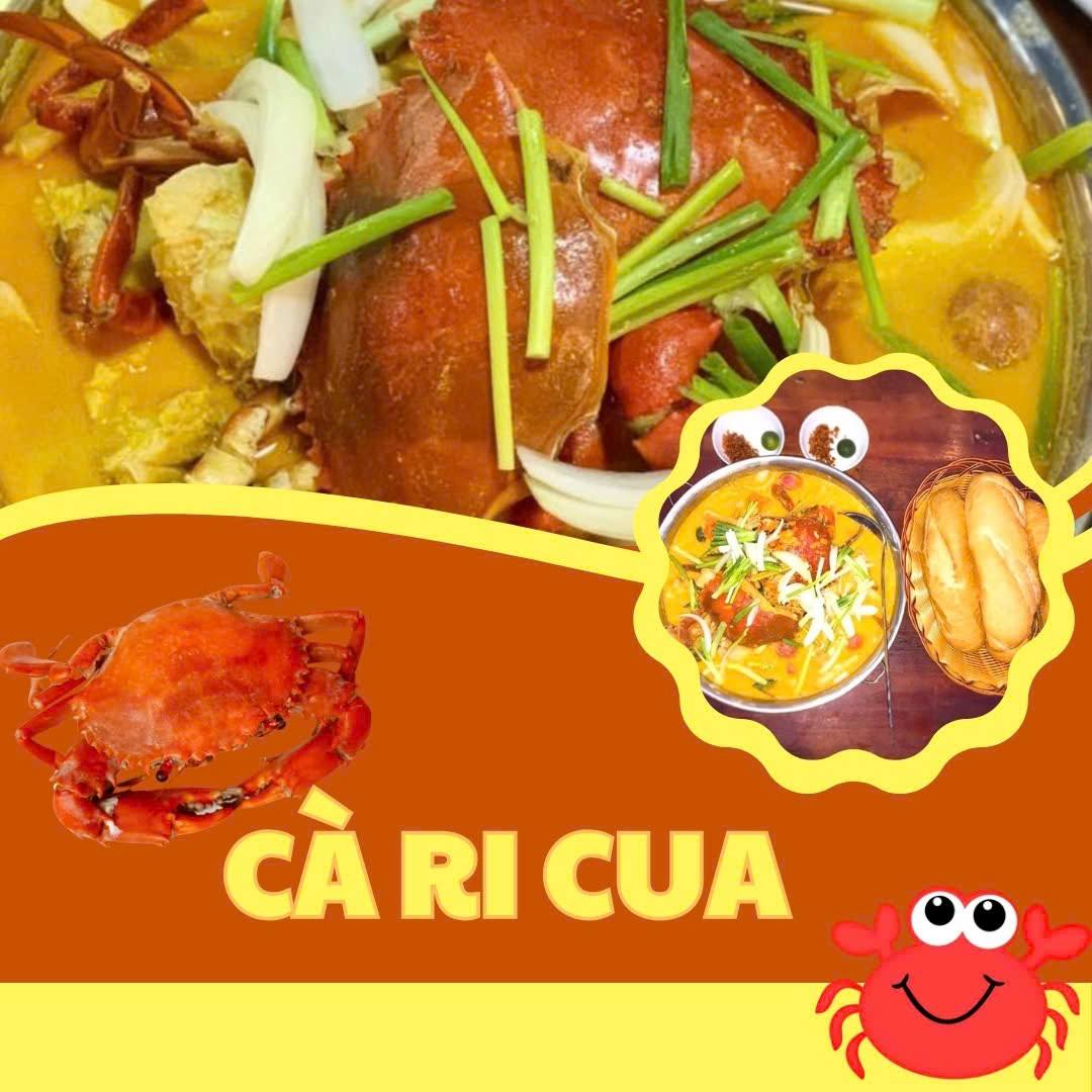 Trải nghiệm hương vị ẩm thực độc đáo món ăn cà ri cua, cà ri ghẹ