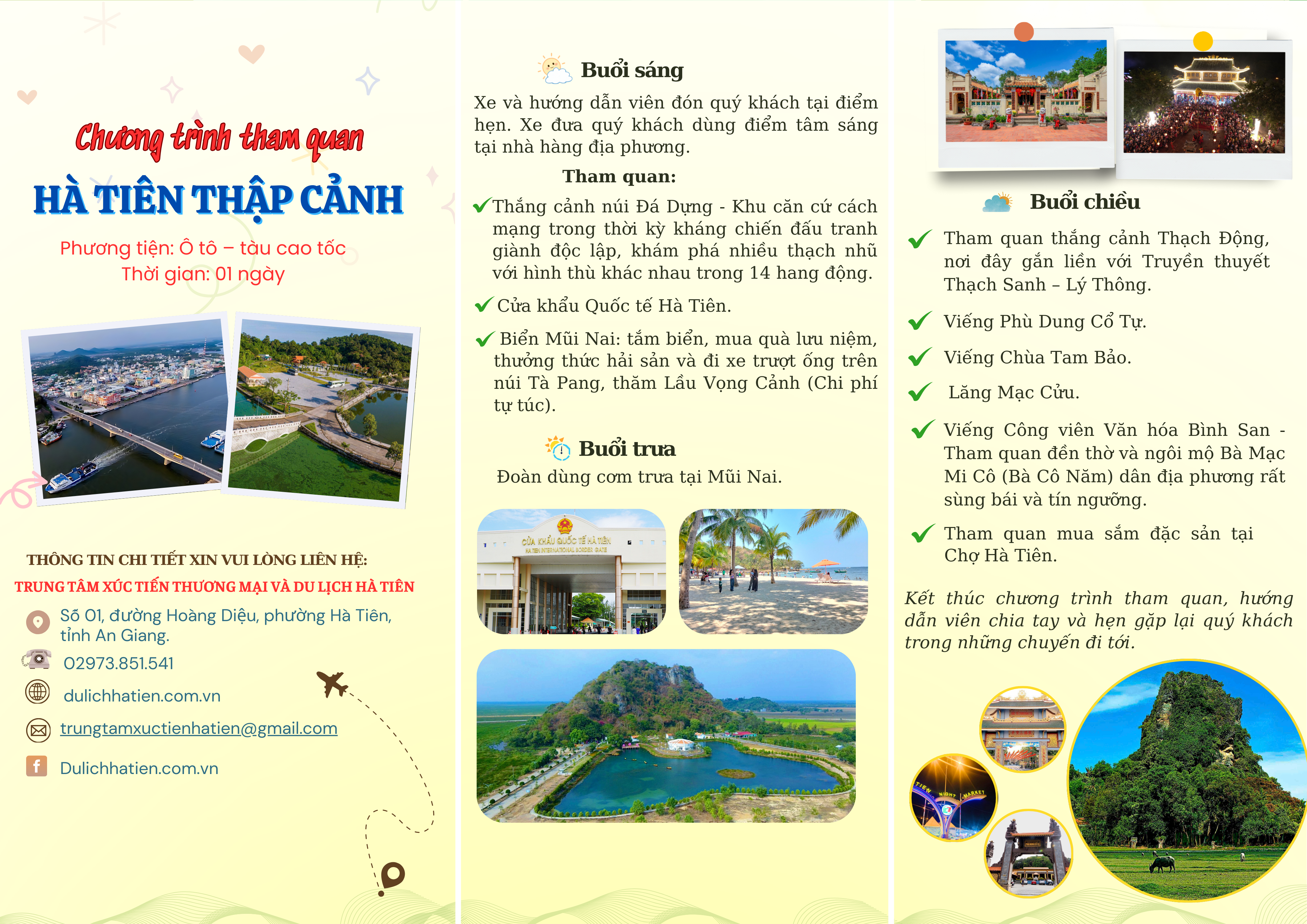 Hà Tiên thập cảnh - Tham quan 01 ngày