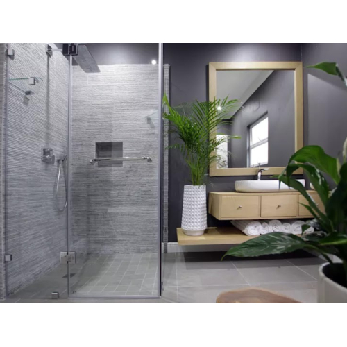 Phòng tắm đẹp kết hợp với trang trí cây xanh